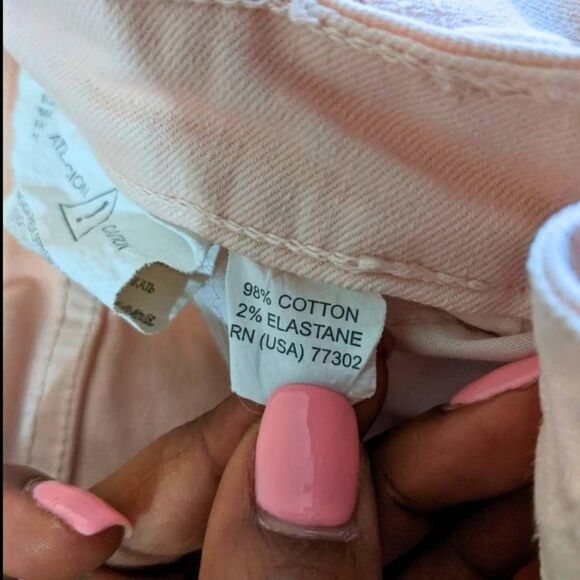 Zara Trafaluc Jeans Women's Size 4 Dusty Rose Slim Fit Cropped Y2K Core Denim - Picture 6 of 16